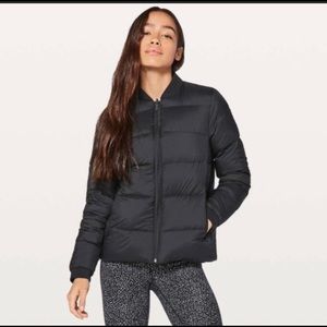 Lululemon down puffer jacket reversible